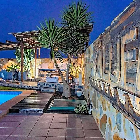 אכסניה Kalufa Surf House El Cuchillo